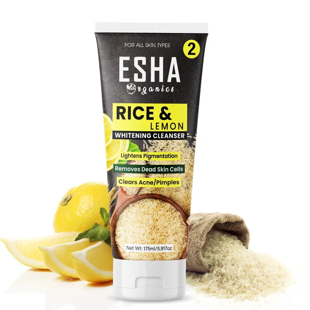 Esha Organics Rice & Lemon Whitening Cleanser