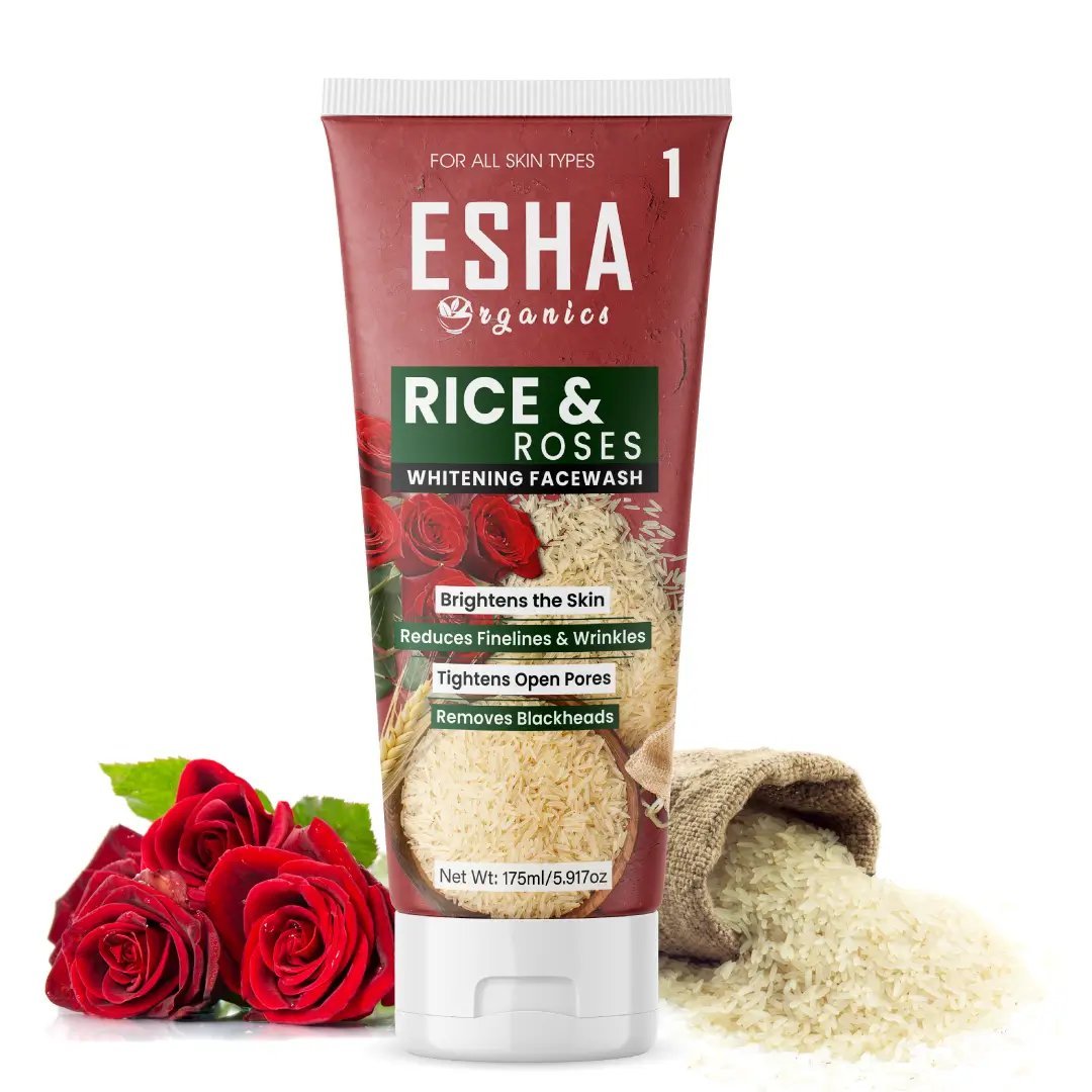 Esha Organics Rice & Roses Face Wash