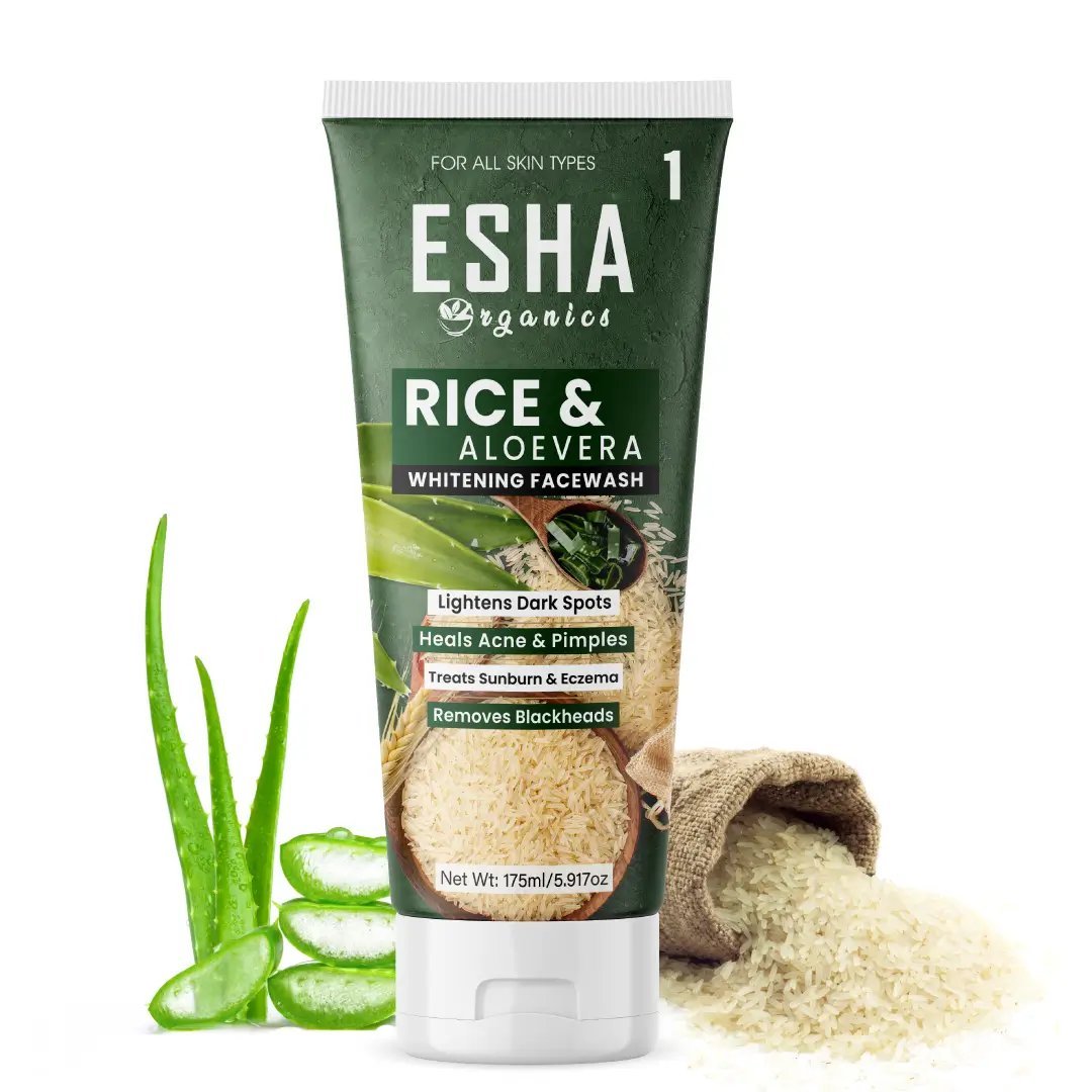 Esha Organics Rice & Aloe Vera Face Wash