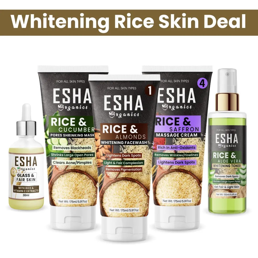 Esha Organics Whitening Rice Skin Deal