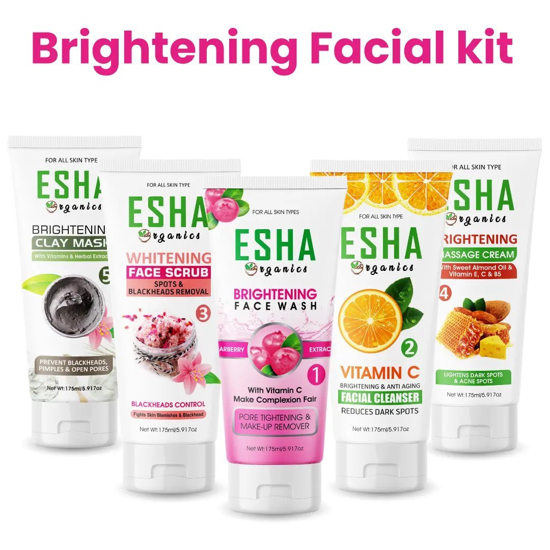 Esha Organics Facial (Pink) Kit For Pores Tightening