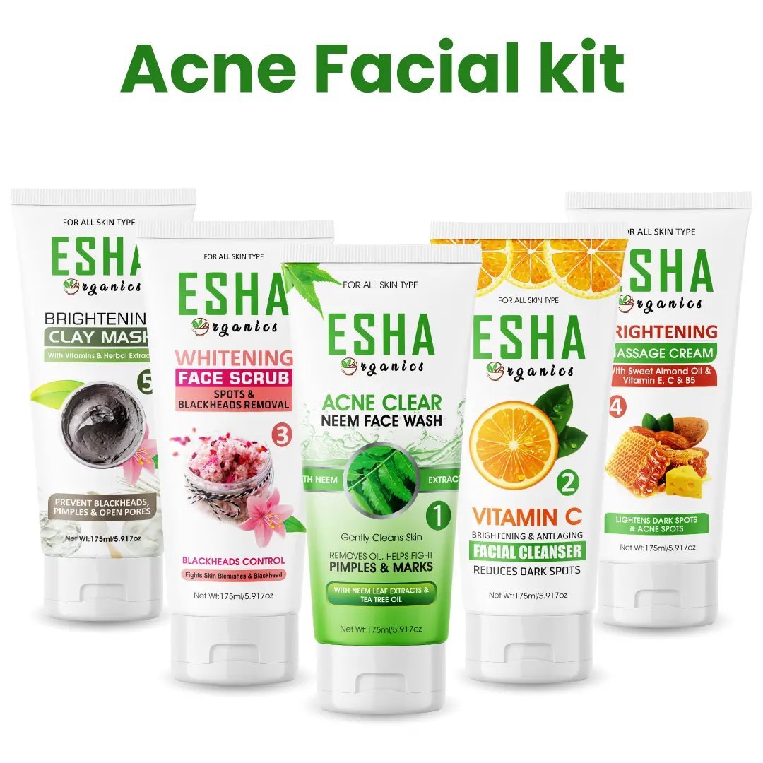 Esha Organics Facial Kit For Acne Prone Skin