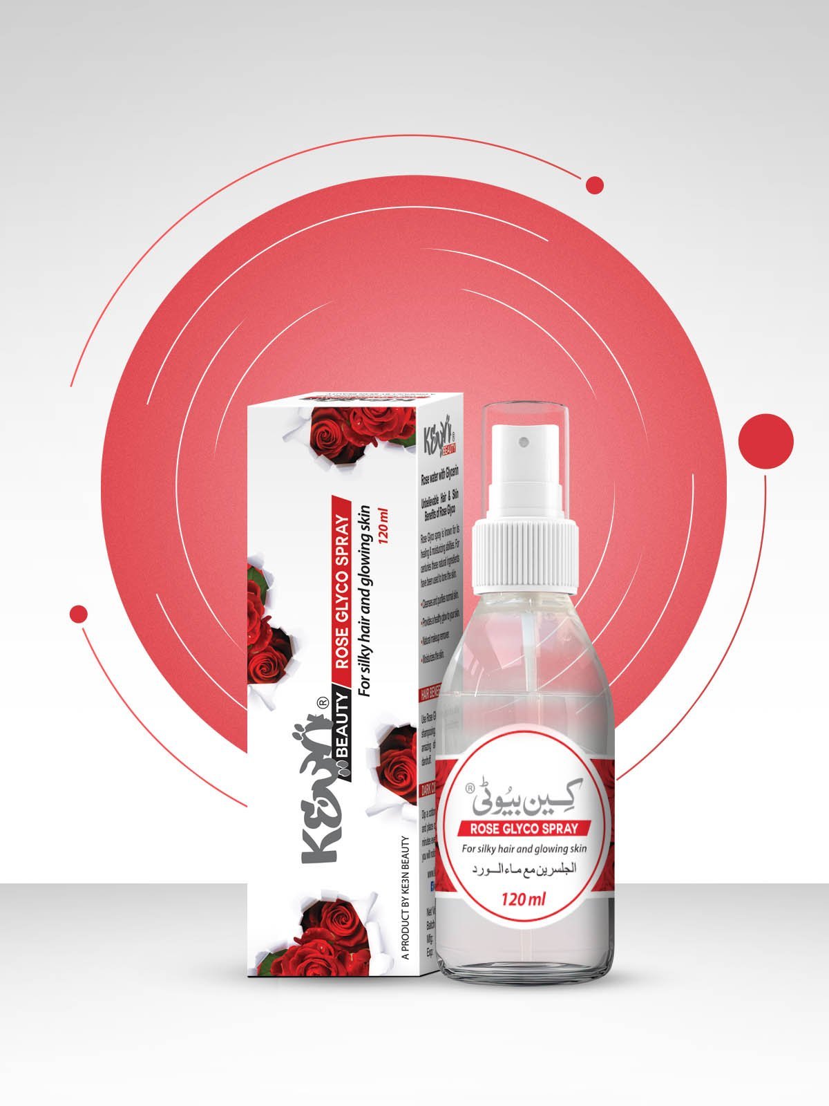 Keen Beauty Rose Glyco Spray + Glycerine