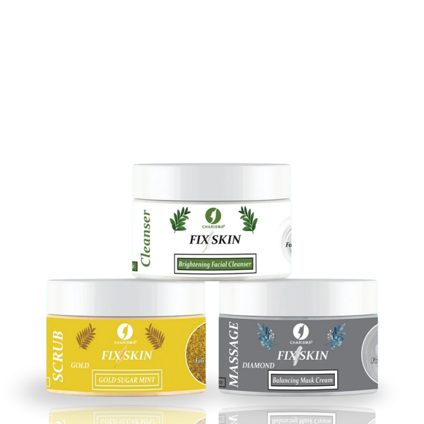 Charisma Cosmetics Fix Skin Facial Kit (Jar Pack Of 3)