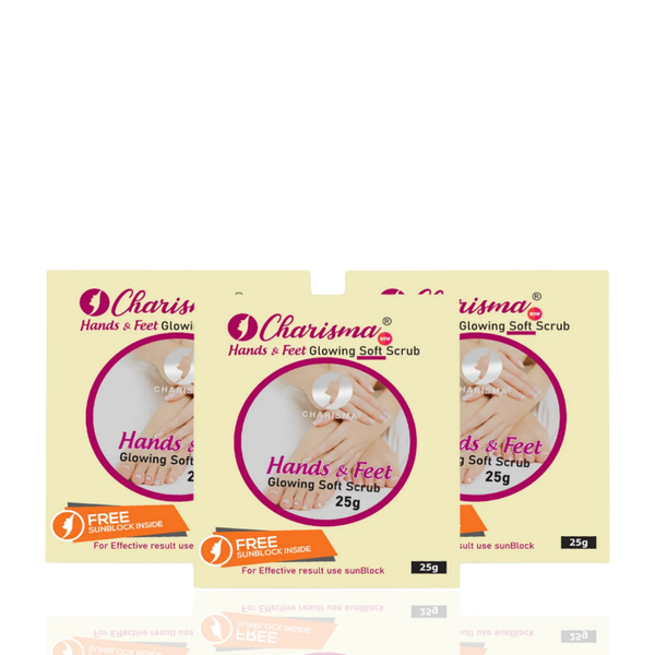 Charisma Cosmetics Hands & Feet Scrub Offer (Pack Of 3)