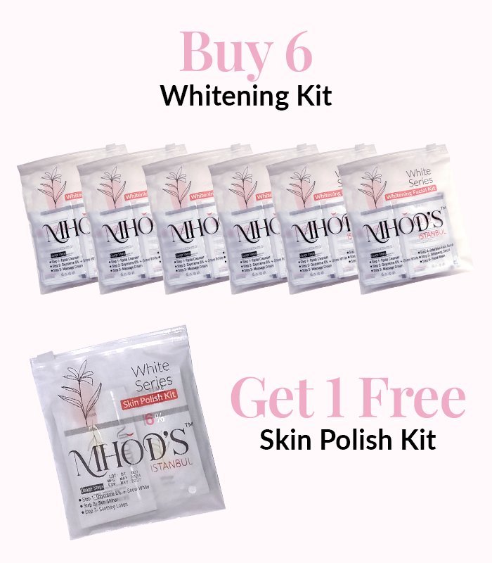 Mhods Istanbul Buy 6 Whitening Kits & Get 1 Free Skin Polish Kit
