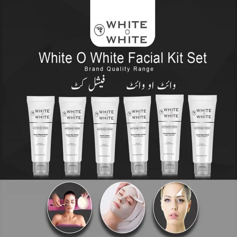 White O White Whitening Facial Series Kit (Pack Of 6)