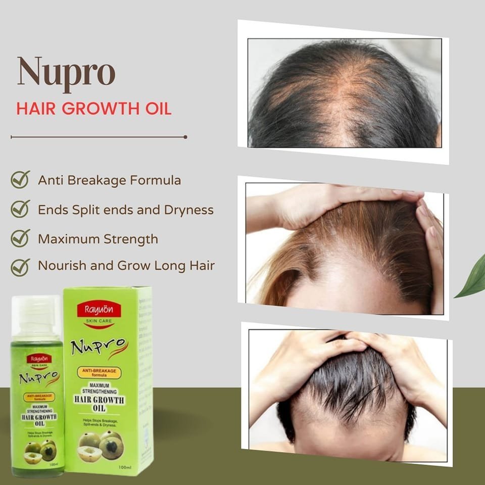 Rayuon Skincare Nupro Hair Oil (100ml) For Anti-Hair Fall & Anti-Breakage Formula
