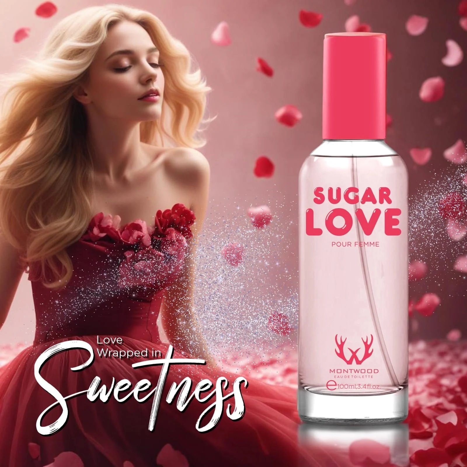 Montwood Sugar Love Pour Femme Perfume (100ml)