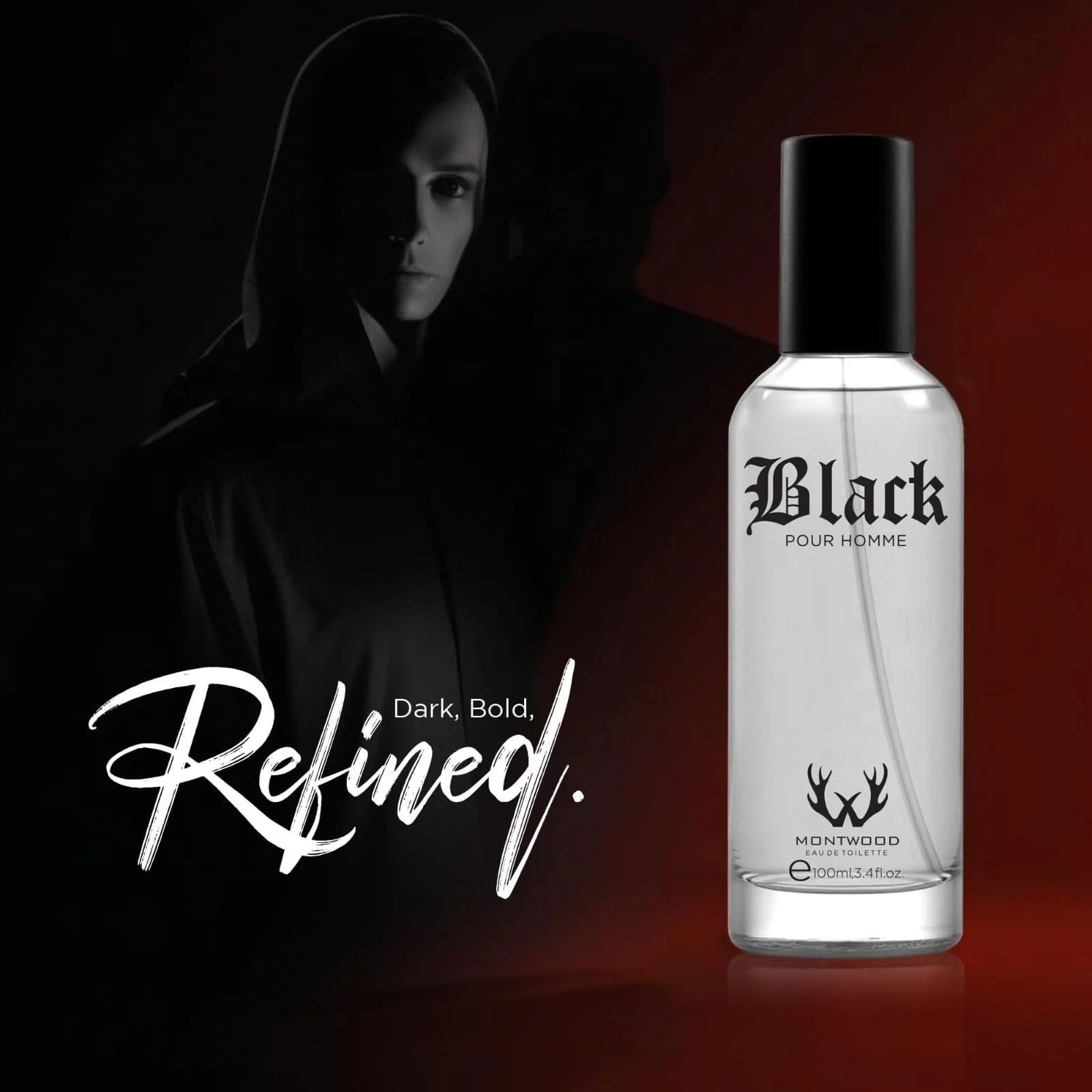 Montwood Black Pour Homme Perfume (100ml)