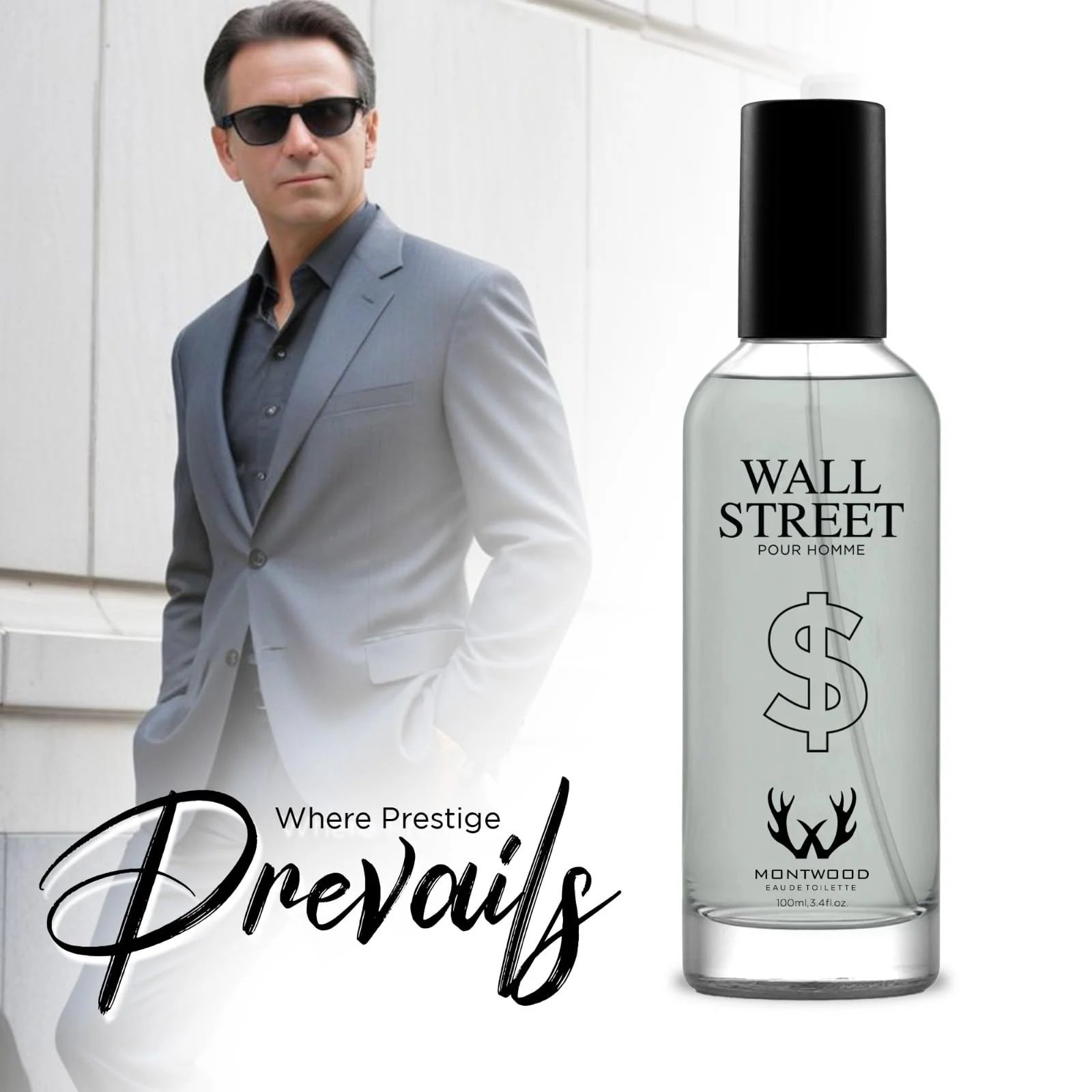 Montwood Wall Street Pour Homme Perfume (100ml)