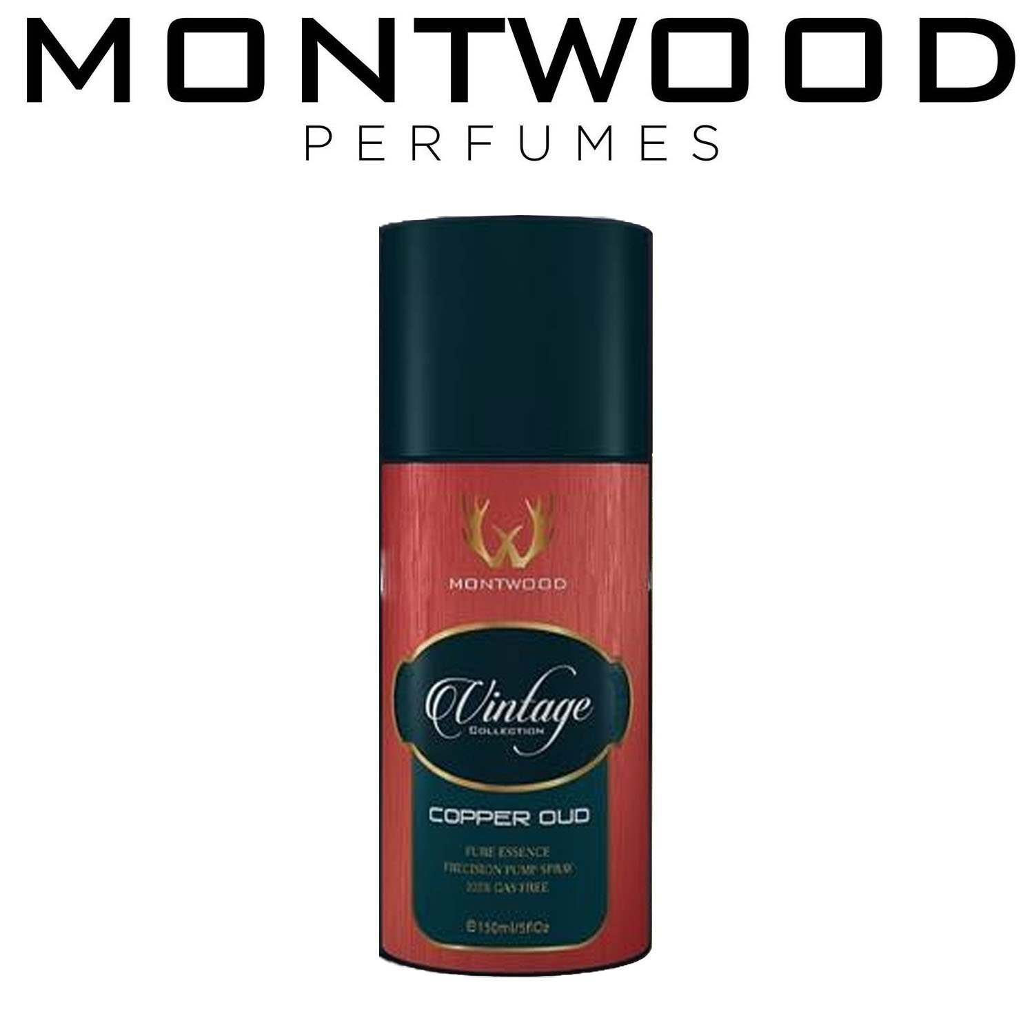 Montwood Vintage Copper Oud Perfume Spray (150ml)