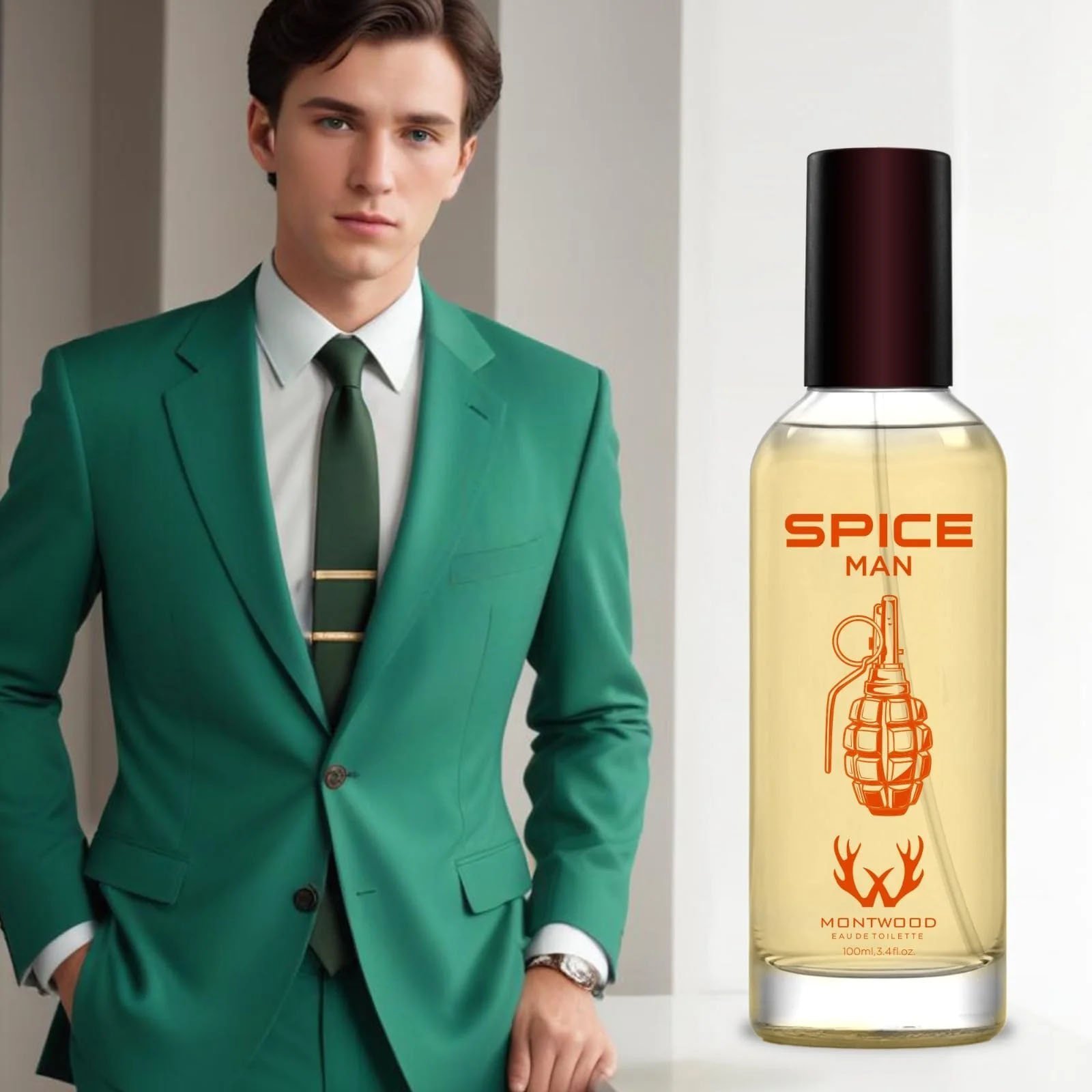 Montwood Spice Man Pour Homme Perfume (100ml)
