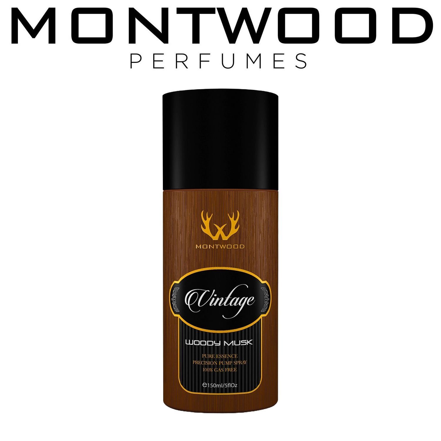 Montwood Vintage Woody Musk Perfume Spray (150ml)
