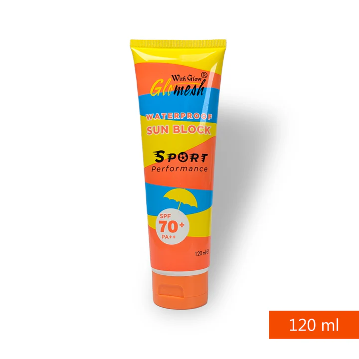 Glomesh Sunblock Skin Care Waterproof & Anti Dark Sports Spf-70