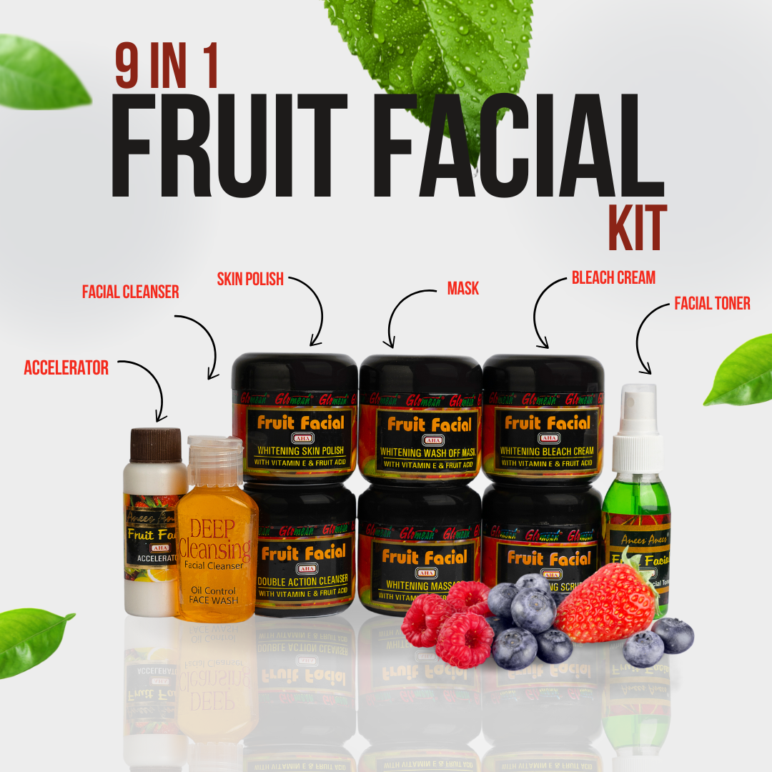 Glomesh Fruit Facial Kit 9in1