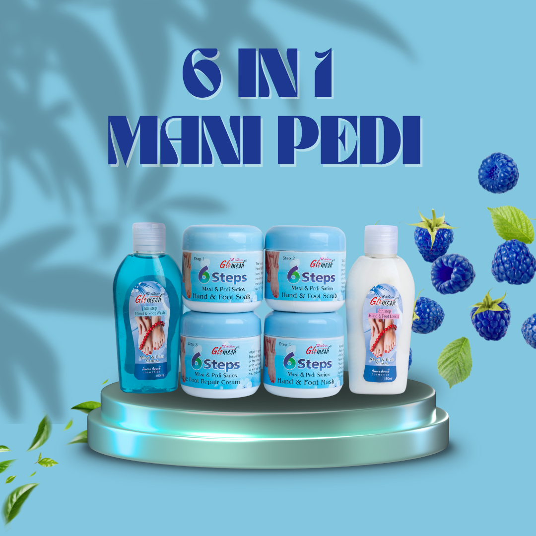 Glomesh Mani & Pedi Kit 6in1