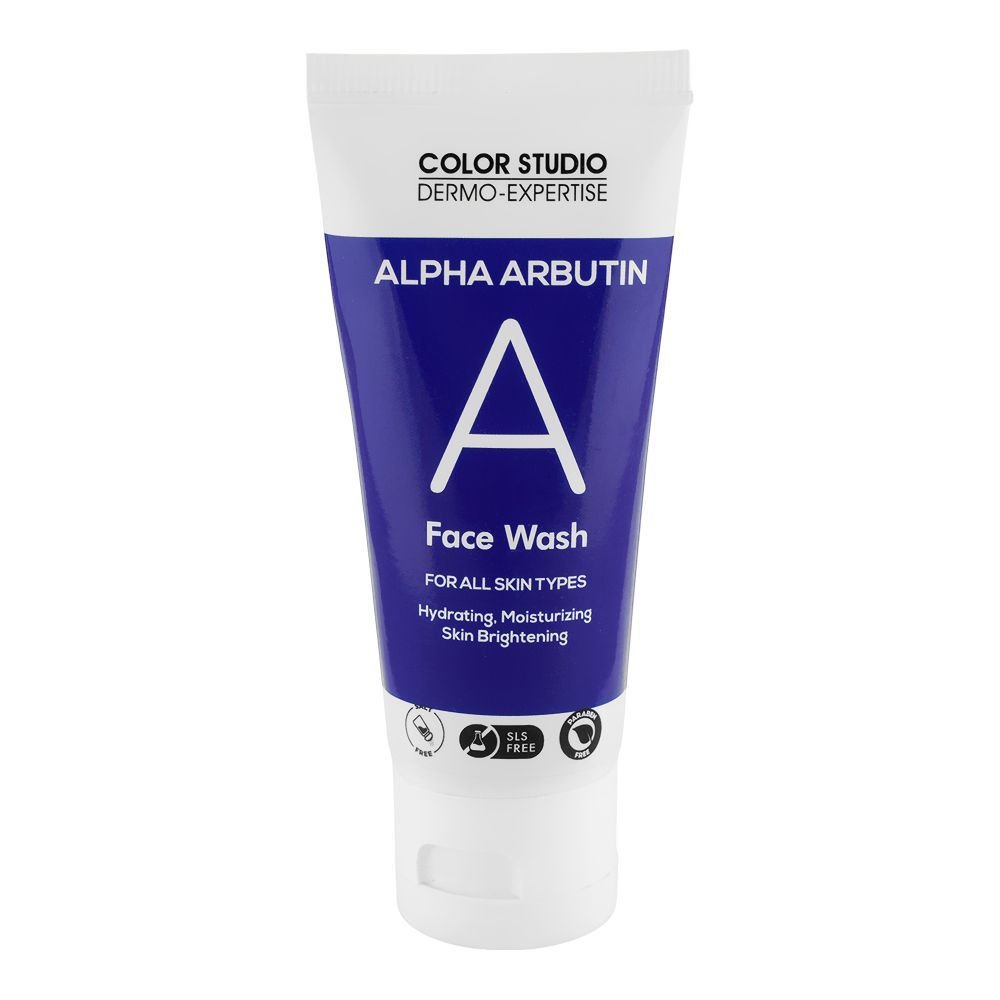 Color Studio Alpha Arbutin Hydrating & Moisturizing Face Wash, Sls Free (60ml)
