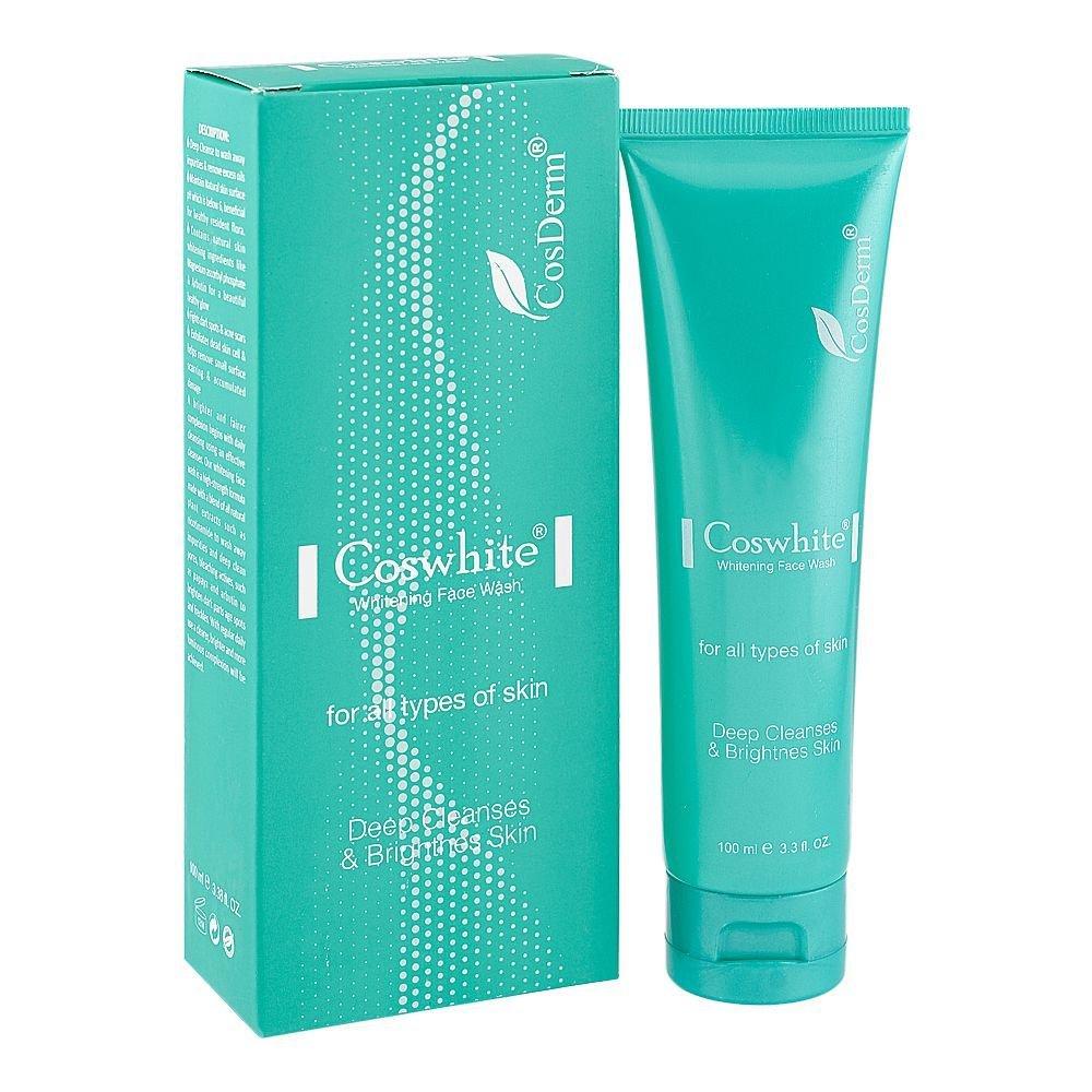 Cosderm Coswhite Whitening Face Wash For All Skin Types (120ml)