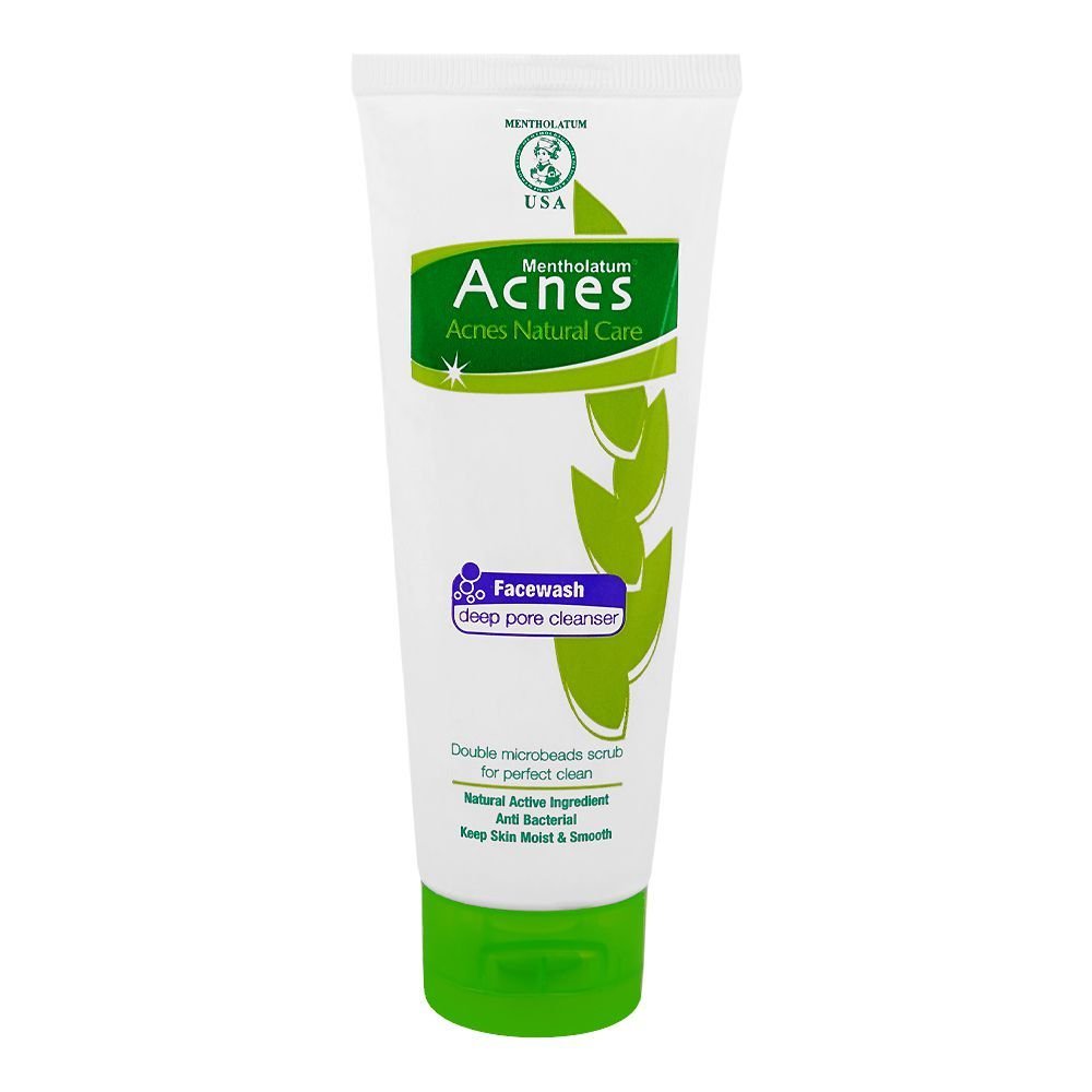 Acnes Deep Pore Face Wash, Pore-Cleansing & Acne Control, For Oily & Acne-Prone Skin (100ml)