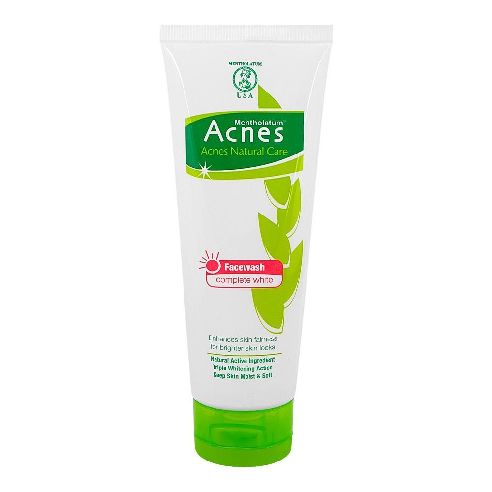 Acnes Complete White Brightening Face Wash, For All Skin Types (100ml)