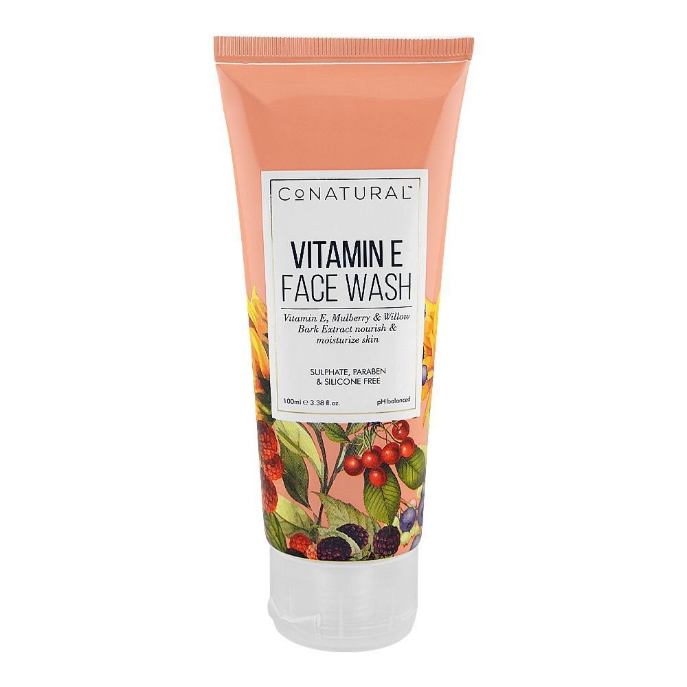 Conatural Vitamin E Face Wash Sulphate & Paraben Free For All Skin Types (100ml)