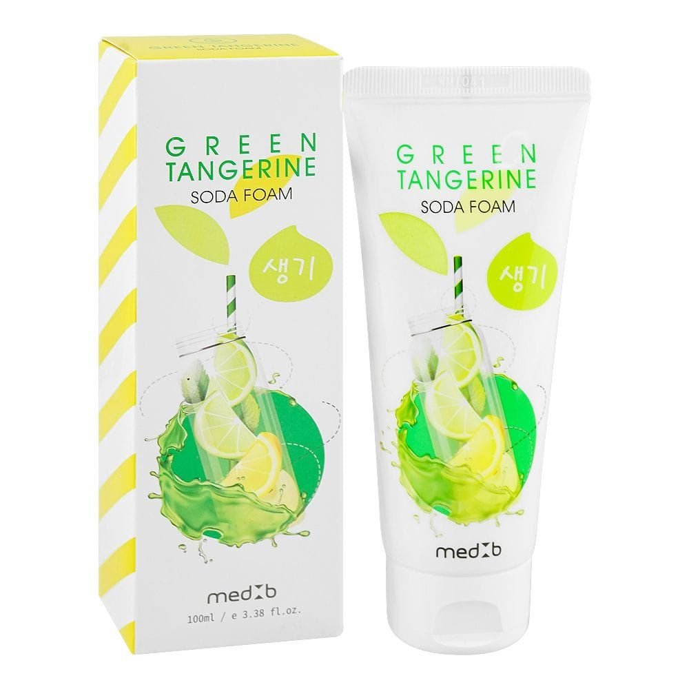 Medb Green Tangerine Soda Foam Face Wash (100ml)