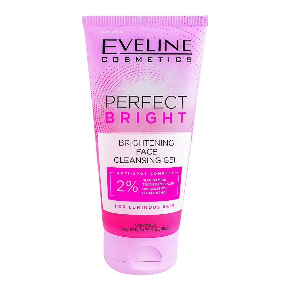 Eveline Brightening Face Cleansing Gel Anti Dark Spots Face Wash/Cleanser For Eventoned Radiant Skin (150ml)