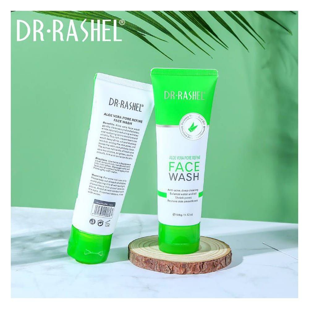 Dr. Rashel Aloe Vera Pore Refine Face Wash (100gm)