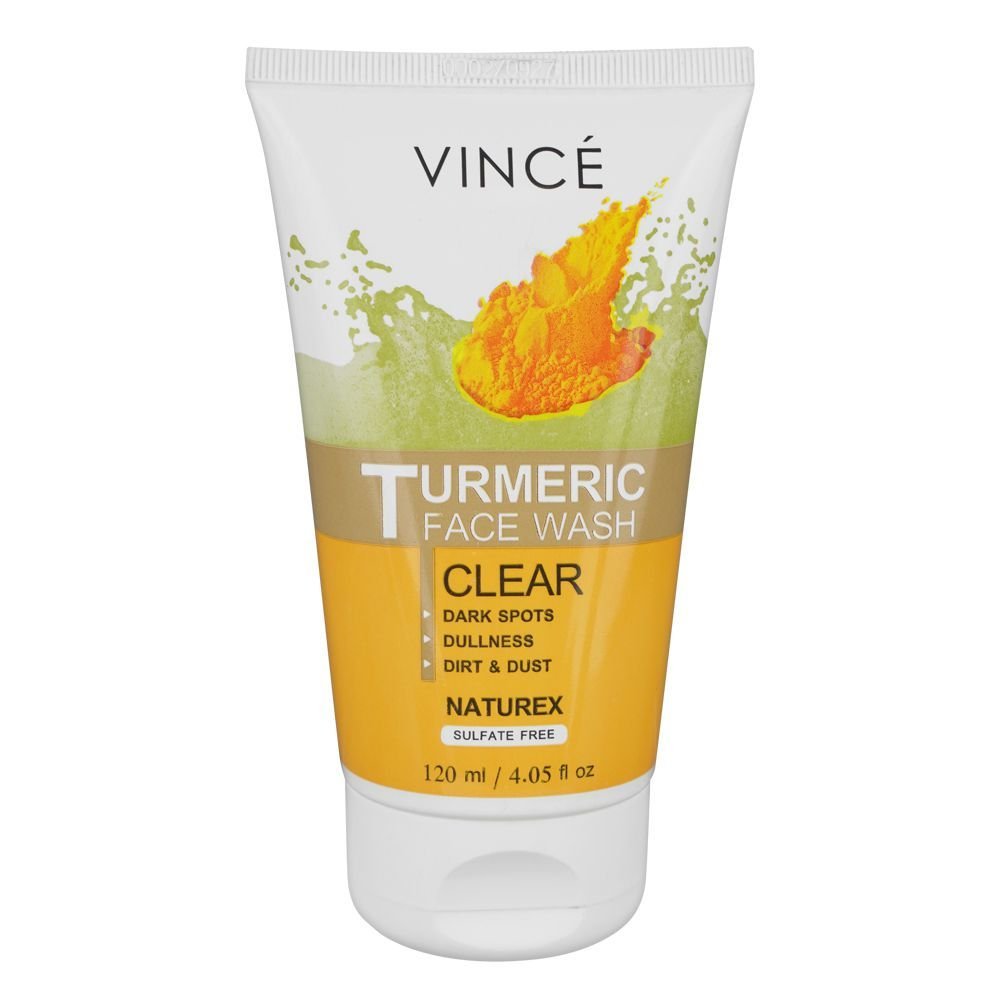 Vince Naturex Turmeric Face Wash, Sulphate Free (120ml)