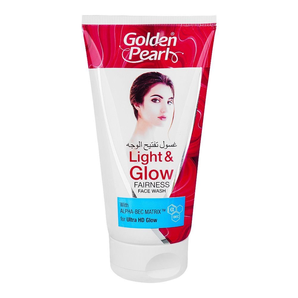 Golden Pearl Light & Glow Fairness Face Wash With Alpha-Bec Matrix (150ml)
