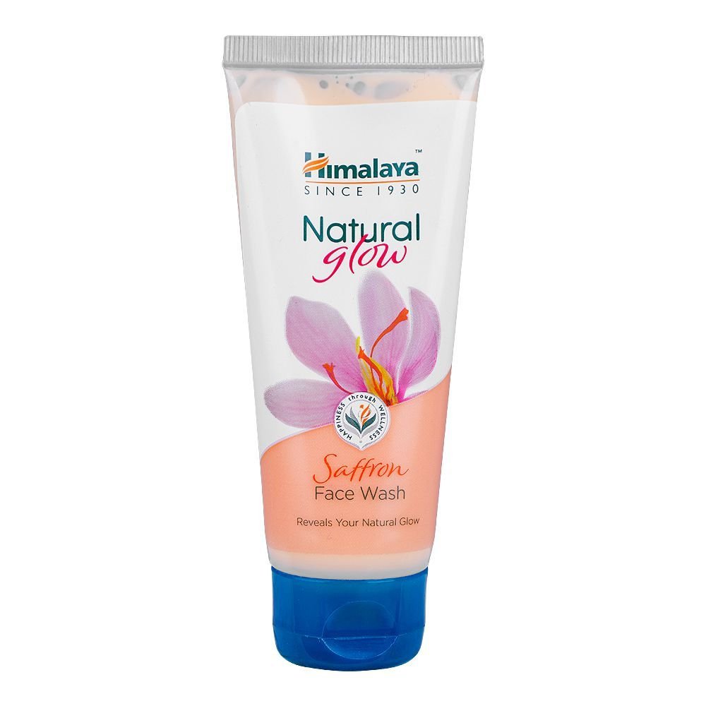 Himalaya Natural Glow Saffron Face Wash, For All Skin Types, Reveals Your Natural Glow (50ml)
