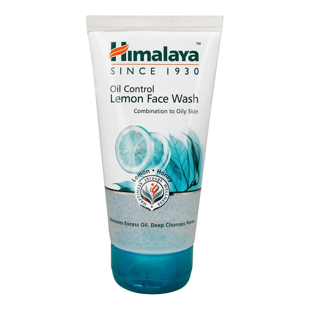 Himalaya Oil Control Lemon Face Wash, For Combination To Oily Skin Type, Removes Excess Oil (150ml)