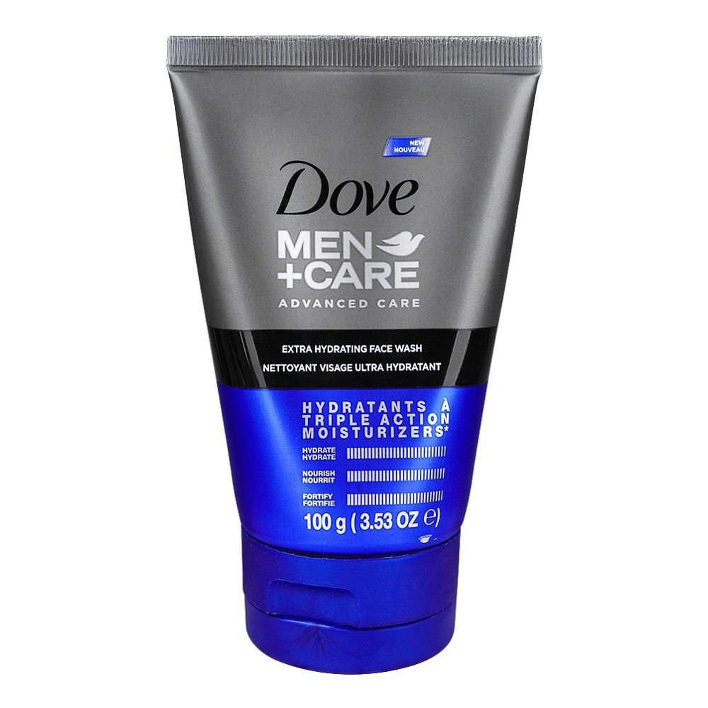 Dove Men+Care Advanced Care Extra Hydrating Face Wash (100gm)