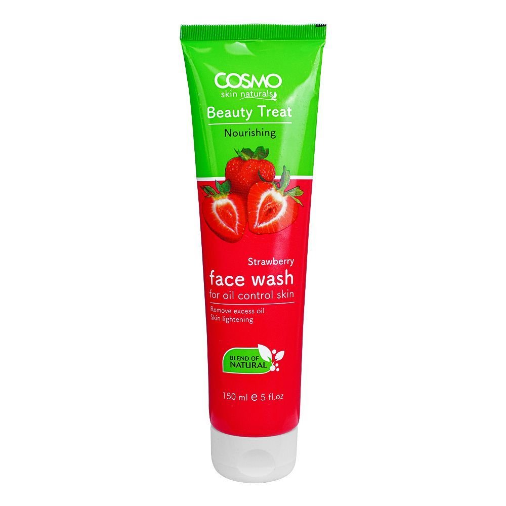 Cosmo Beauty Treat Nourishing Strawberry Oil Control Skin Face Wash (150ml)