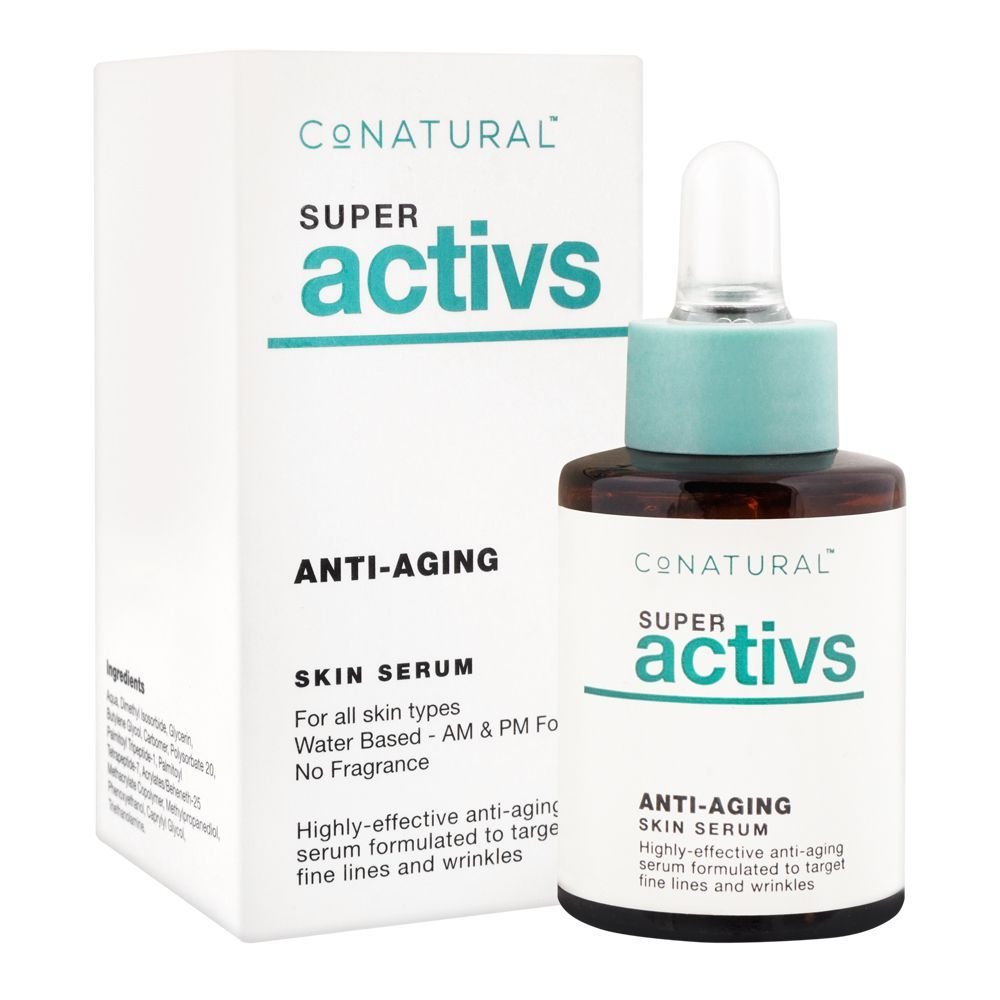 Conatural Super Activs Anti-Aging Skin Serum, For All Skin Types (30ml)