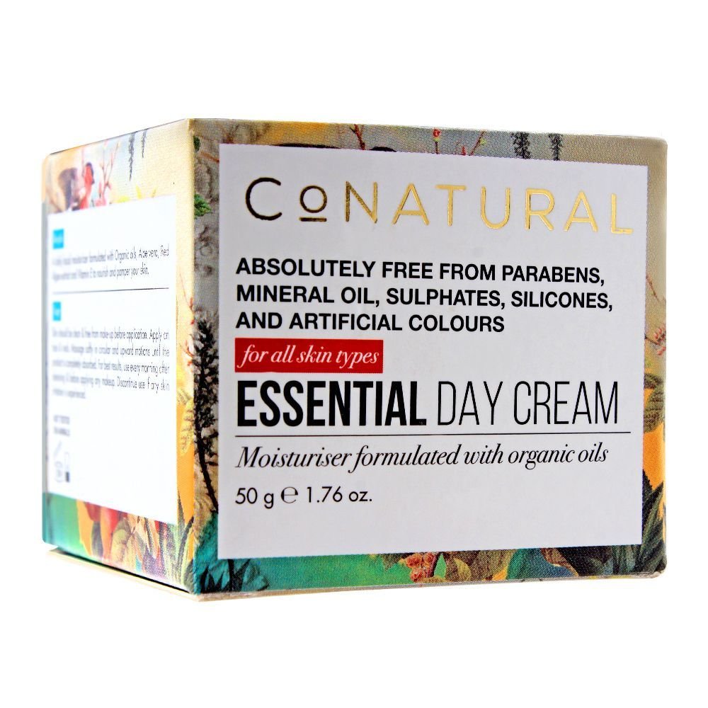 Conatural Essential Day Cream, Sulfate & Paraben Free (50gm)