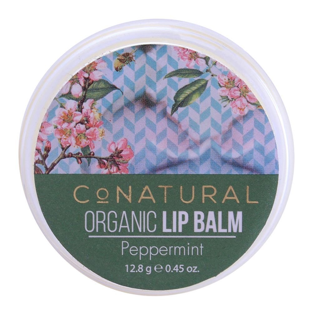 Conatural Organic Lip Balm, Peppermint (12.8gm)