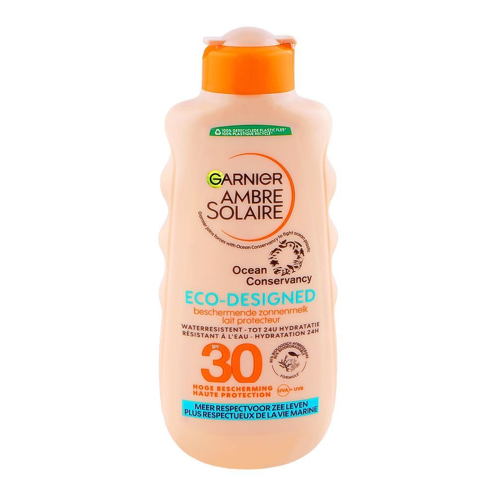 Garnier Ambre Solaire Ocean Conservancy Water Resistant Sunscreen, Uva & Uvb Protection, Spf30 (200ml)