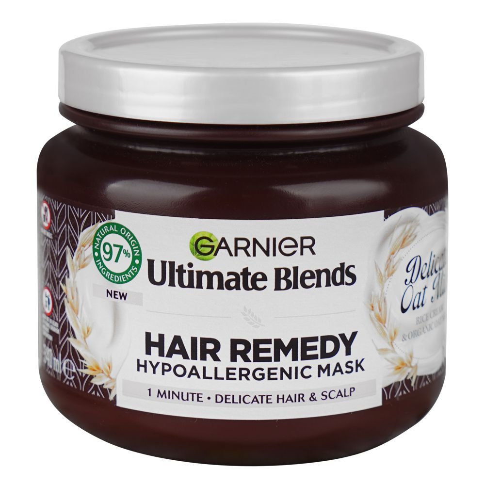 Garnier Ultimate Blends Delicate Oat Milk Hypoallergenic Hair Mask (340ml)