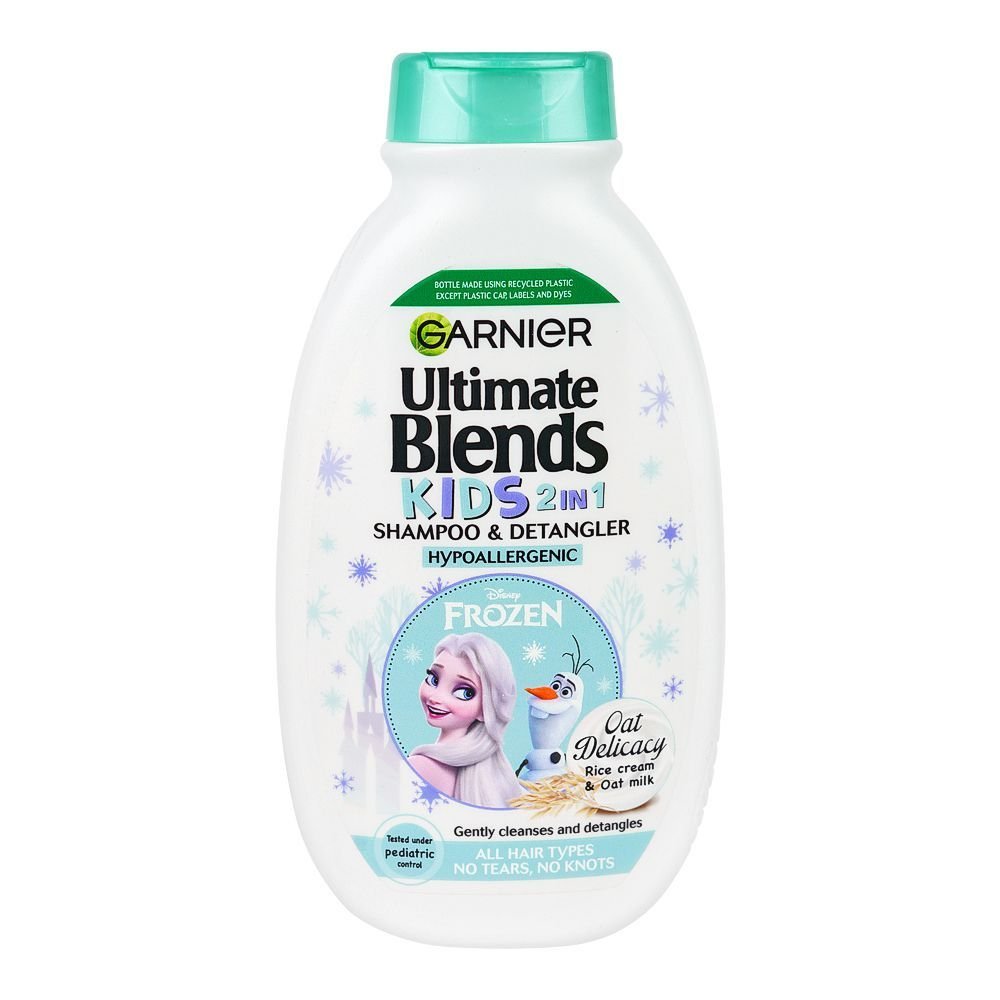 Garnier Ultimate Blends Kids Rice Cream & Oat Milk 2in1 Shampoo & Detangler (250ml)