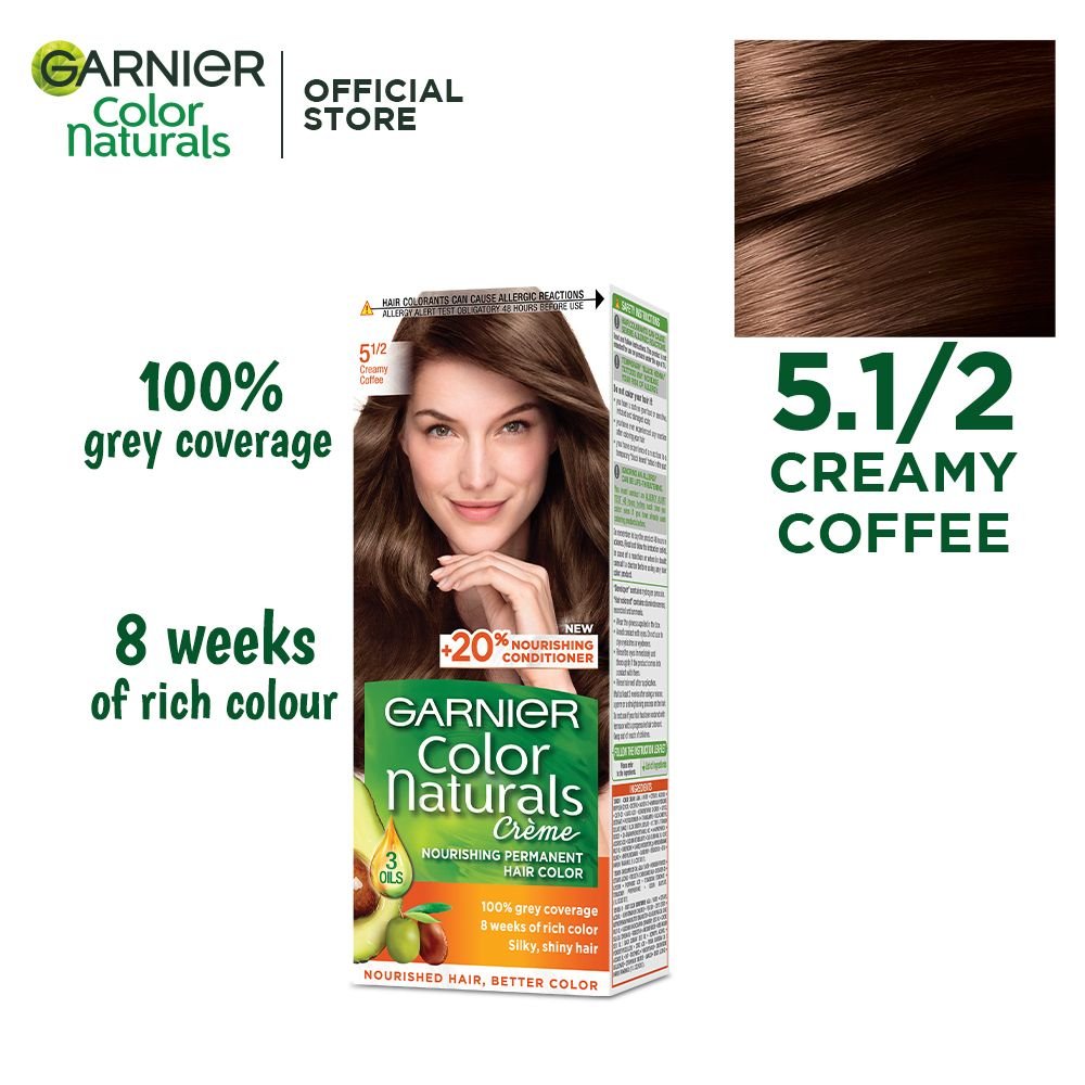 Garnier Color Naturals Creme Hair Colour 5 1/2 Creamy Coffee