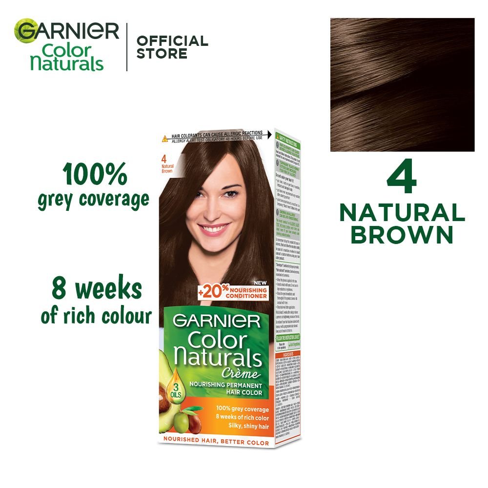 Garnier Color Natural Hair Color 4 Natural Brown