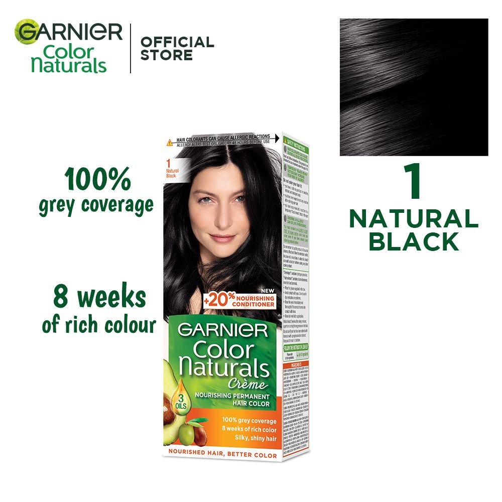Garnier Color Natural Hair Color 1 Natural Black