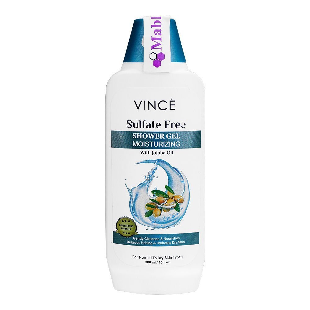 Vince Moisturizing With Jojoba Oil Sulfate Free Shower Gel (300ml)