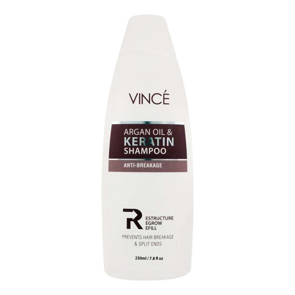Vince Anti-Breakage Argan Oil & Keratin Shampoo (230ml)