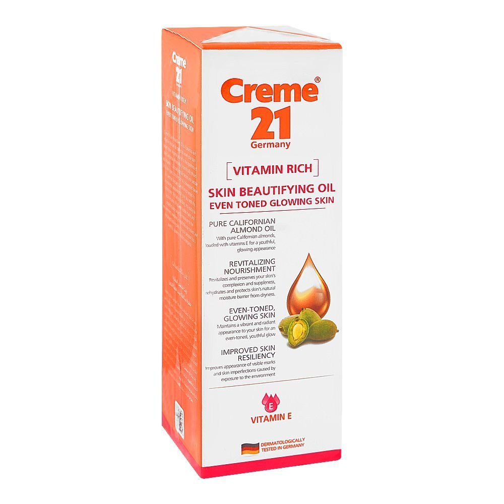 Creme 21 Vitamin Rich Skin Beautifying Oil, For Sensitive Skin (100ml)