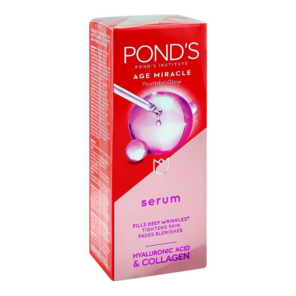 Ponds Age Miracle Youthful Glow Hyaluronic Acid & Collagen Serum (30ml)