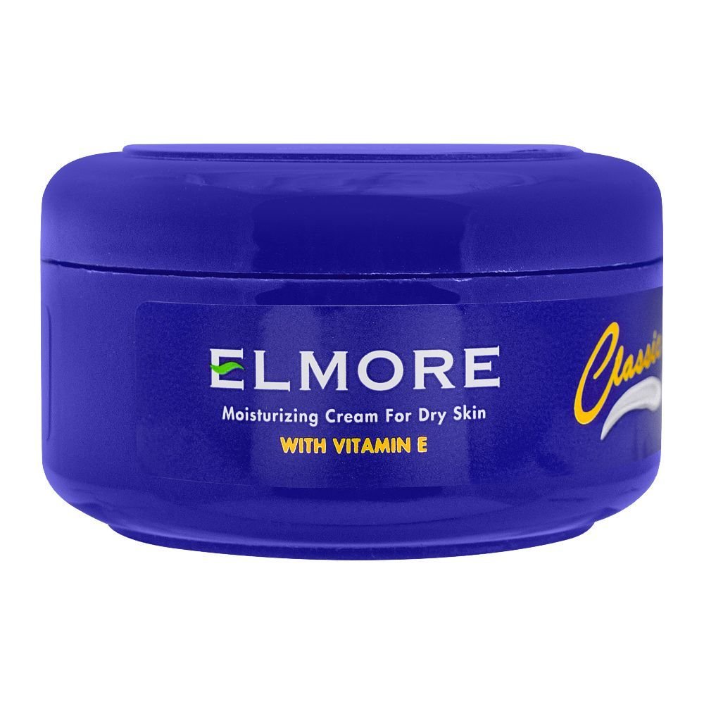 Elmore Classic Vitamin E Moisturizing Cream, For Dry Skin (200ml)