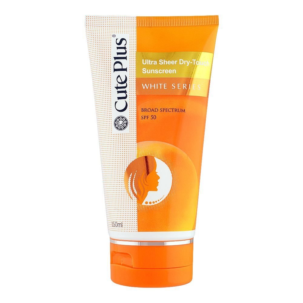 Cute Plus White Series Ultra Sheer Dry-Touch Sunscreen Spf50 (150ml)